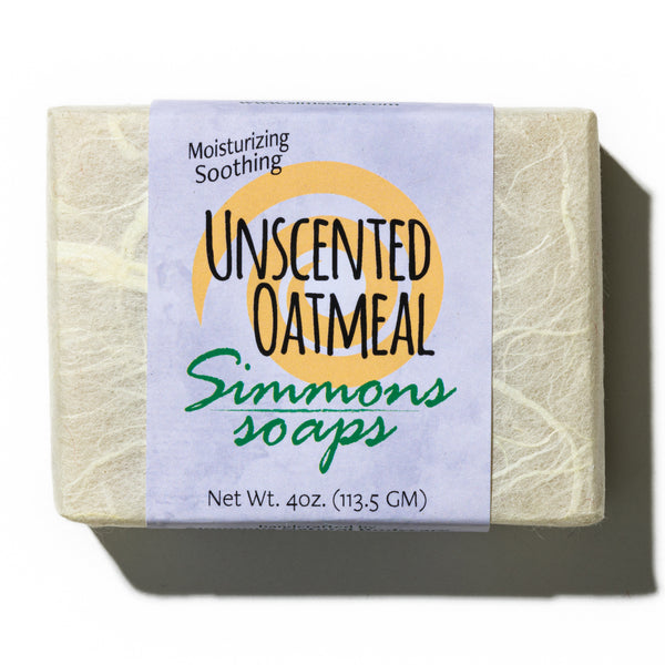 Unscented Oatmeal Soap for sensitive skin/babies. – Simply Soap