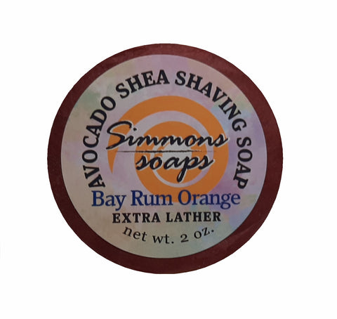 Traditional Bay Rum & Sweet Orange Shaving Soap