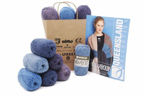 Renee Scarf Knit Kit in Walkabout Organic Shetland Wool – Simmons Natural  Bodycare