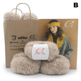 Ella Rae Kid Fur Margery Oversized Scarf Knitting Kit
