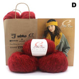 Ella Rae Kid Fur Margery Oversized Scarf Knitting Kit
