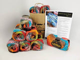 Noro Perfectly Square Throw Knit Kit in Taiyo/Cozy Soft Chunky