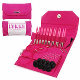 LYKKE Crafts Blush Wooden Needles Gift Set 5" and 3.5" Circular