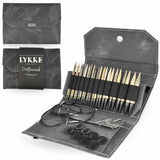 LYKKE Crafts Driftwood Needles Gift Set 5" and 3.5" Circular